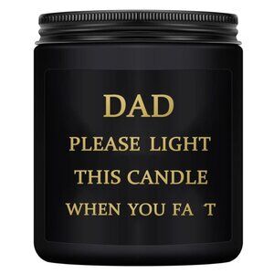 KYR Gifts for Dad Natural Soy Wax Lavender Scented Candle (7oz)